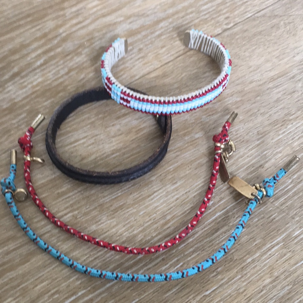 Lot of 4 Madewell bracelets